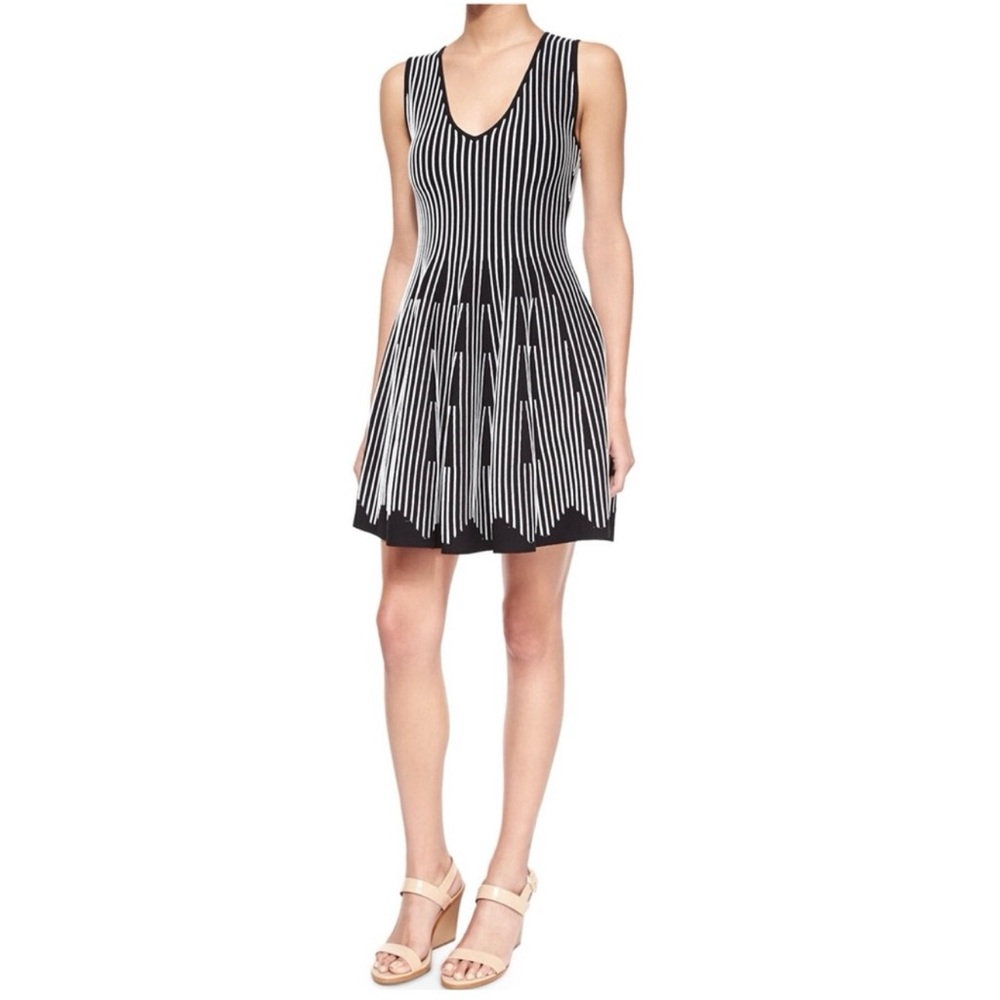 Milly Knit Fit and Flare Dress size M